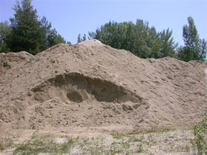 matériaux construction gravière sable gravier galet gravillon sol de vigne
